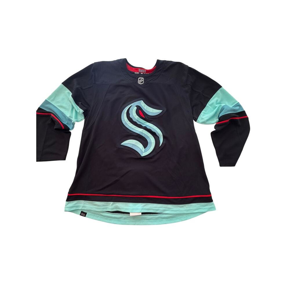 Seattle Kraken Breakaway Jersey Hockey  NHL Adidas Mens Navy Blue